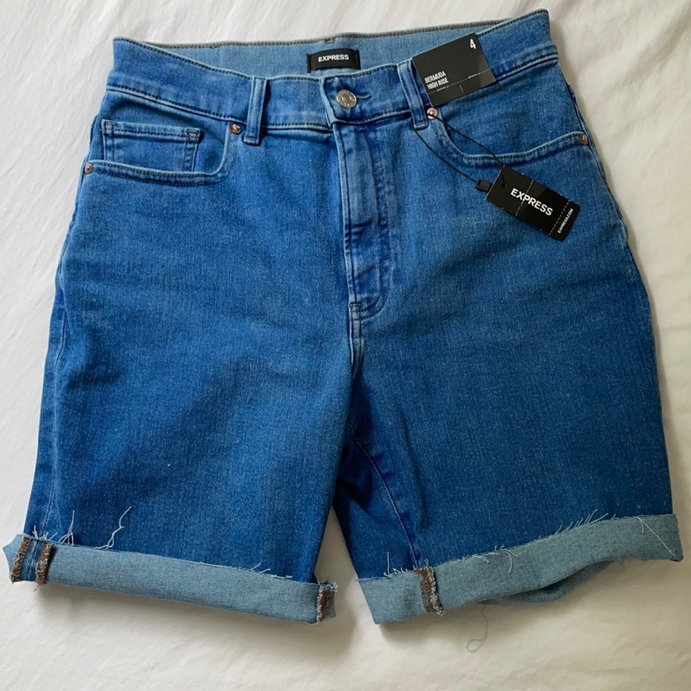 Express high rise shorts